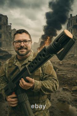 M240 Aliens Flame Thrower Replica 11 Massive 3D Print Hand Painted