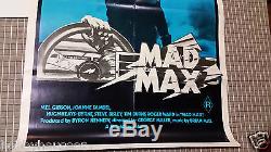 MAD MAX original movie One Sheet 27 x 41 Australian release excellent condition