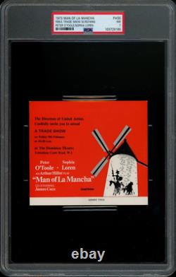 MAN OF LA MANCHA / 1973 UK Trade Show Screening Movie Ticket, PSA 7