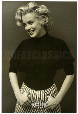 Marilyn Monroe 1952 Black Turtleneck Iconic Original Vintage Dblwt Photograph