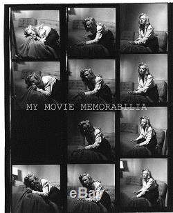 MARILYN MONROE ORIGINAL VINTAGE 1949 HALSMAN PHOTO CONTACT SHEET LIFE MAG SHOOT