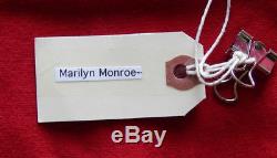 MARILYN MONROE Owned Worn Used Dress COA Provenance Letter