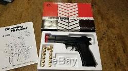 MARUSHIN INGLIS HI POWER 9mm PROP PISTOL GUN REPLICA WITH BOX & PAPERS