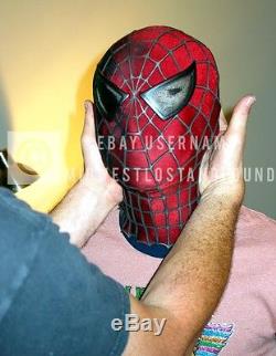 MARVEL Comic 2004 SPIDER-MAN 2 Movie Prop Spiderman 2 Amazing Mask Lens Set sdcc