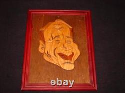 MEL BROOKS Incredible Wood Carved Artwork from Comedy Shrine 12.25' x 10