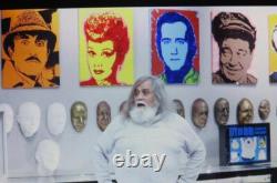 MEL BROOKS Incredible Wood Carved Artwork from Comedy Shrine 12.25' x 10