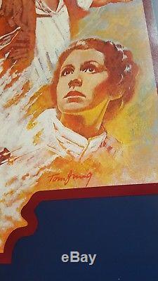 MINT ROLLED! ORIGINAL 1982 THE EMPIRE STRIKES BACK 27x41 STAR WARS MOVIE POSTER