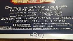 MINT ROLLED! ORIGINAL 1982 THE EMPIRE STRIKES BACK 27x41 STAR WARS MOVIE POSTER