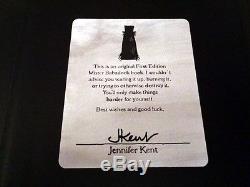 MISTER BABADOOK Pop Up Book Signed Autographed Rare OOP First Edition SOLD OUT