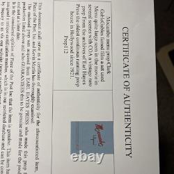 MOGAMBO MOVIE PROP PRODUCTION MADE ORIGINAL Props CLARK GABLE 1953 classic Film