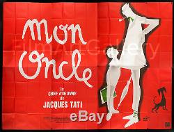 MON ONCLE/MY UNCLE huge French billboard poster Jacques Tati RI Filmartgallery