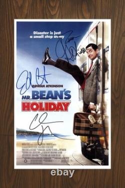 MR. BEAN'S HOLIDAY Signed Movie Poster 11x17 with COA Authentic Memorabilia