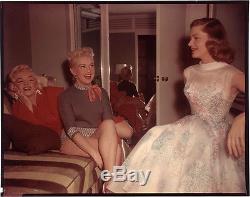 Marilyn Monroe Betty Grable Lauren Bacall Original Color Production Negative NR
