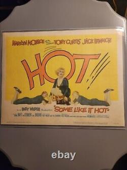 Marilyn Monroe Movie Poster-Some Like It Hot-Title Card