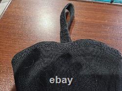 Marilyn Monroe Owned & Used Black Knit Corde Handbag purse from Sydney Guilaroff