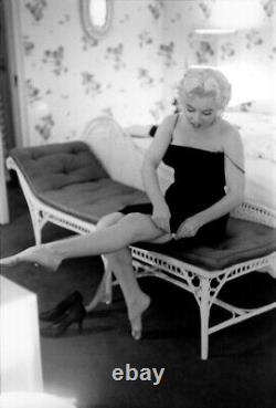 Marilyn Monroe Owned Worn 50's Black Silk Slip Size 36 friend Sydney Guilaroff