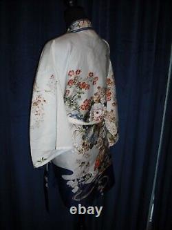 Marilyn Monroe Owned Worn 50's Blue & White Silk Kimono friend Sydney Guilaroff