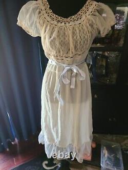 Marilyn Monroe Owned Worn 50's White Lace Nightgown & Petticoat Sydney Guilaroff