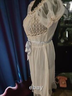 Marilyn Monroe Owned Worn 50's White Lace Nightgown & Petticoat Sydney Guilaroff