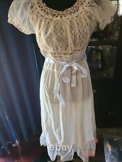 Marilyn Monroe Owned Worn 50's White Lace Nightgown & Petticoat Sydney Guilaroff