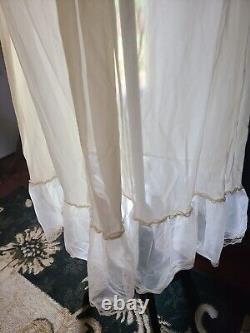 Marilyn Monroe Owned Worn 50's White Lace Nightgown & Petticoat Sydney Guilaroff