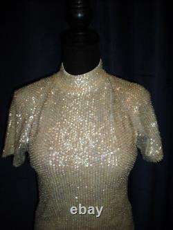 Marilyn Monroe Owned Worn 50's White Sequin 2 PC Outfit friend Sydney Guilaroff