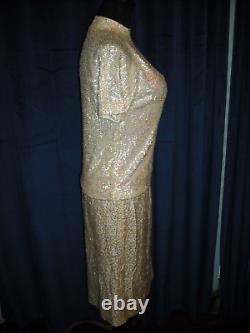 Marilyn Monroe Owned Worn 50's White Sequin 2 PC Outfit friend Sydney Guilaroff