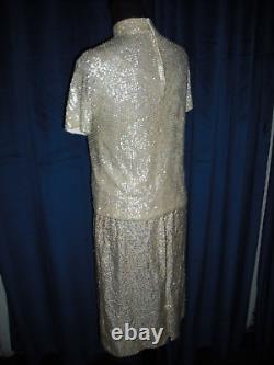 Marilyn Monroe Owned Worn 50's White Sequin 2 PC Outfit friend Sydney Guilaroff