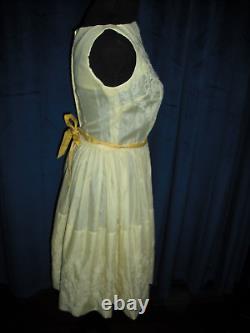 Marilyn Monroe Owned Worn 50's Yellow Sleeveles Cotton Dress Sydney Guilaroff