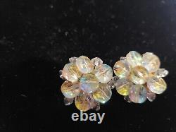 Marilyn Monroe Owned/Worn Costume Beaded Cluster Earrings from Sydney Guilaroff