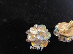 Marilyn Monroe Owned/Worn Costume Beaded Cluster Earrings from Sydney Guilaroff