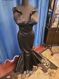 Marilyn Monroe Owned/Worn Custom Raw Silk Gown Travilla from secretary May Reis