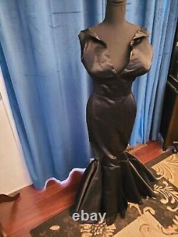 Marilyn Monroe Owned/Worn Custom Raw Silk Gown Travilla from secretary May Reis