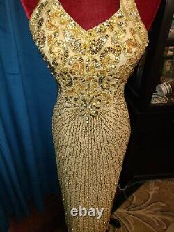 Marilyn Monroe Owned/Worn Halter Sequin Bead Dress from Stylist Sydney Guilaroff