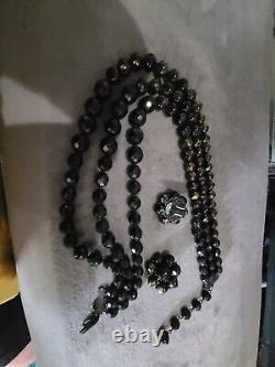 Marilyn Monroe Owned/Worn Josef Morton Black Necklace Set Secretary May Reis