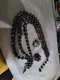 Marilyn Monroe Owned/Worn Josef Morton Black Necklace Set Secretary May Reis