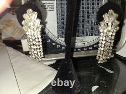 Marilyn Monroe Owned/Worn Rhinestone Clip-On Earrings from Sydney Guilaroff