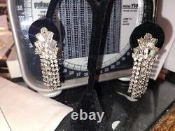 Marilyn Monroe Owned/Worn Rhinestone Clip-On Earrings from Sydney Guilaroff