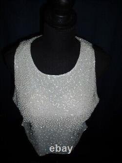 Marilyn Monroe Owned Worn Sleeveless Pearl Beaded Top friend Sydney Guilaroff