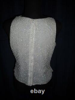 Marilyn Monroe Owned Worn Sleeveless Pearl Beaded Top friend Sydney Guilaroff