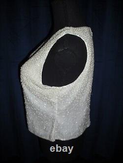 Marilyn Monroe Owned Worn Sleeveless Pearl Beaded Top friend Sydney Guilaroff