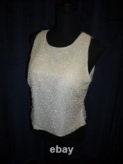 Marilyn Monroe Owned Worn Sleeveless Pearl Beaded Top friend Sydney Guilaroff