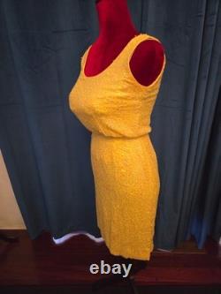 Marilyn Monroe Owned Worn Sleeveless Yellow & Sequin Dress from Sydney Guilaroff