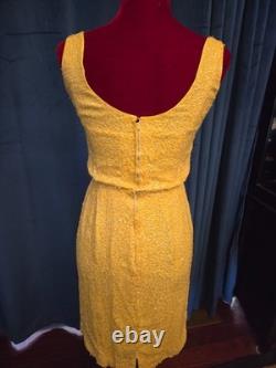 Marilyn Monroe Owned Worn Sleeveless Yellow & Sequin Dress from Sydney Guilaroff