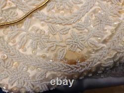 Marilyn Monroe Owned & Worn Tiny White Beaded Bag from Stylist Sydney Guilaroff