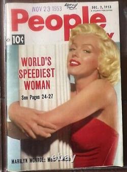 Marilyn Monroe People Today 12/2/1953 Cover Mini Mag Great Photo Super Nice Copy