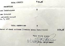Marilyn Monroe Rare Original 1957 Personal Life Insurance Policy Document
