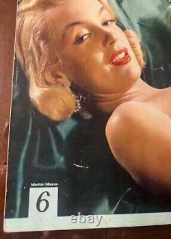 Marilyn Monroe Screen Japan June/53 Color Photo Cover Magazine Great Photo Nice