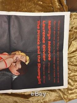 Marilyn Monroe The Prince And The Showgirl Original 1957 Movie Poster 41 X 27