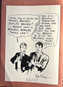 Martin & Lewis Orig. 1955 Friars Club Roast Golden Jubilee Dinner Program